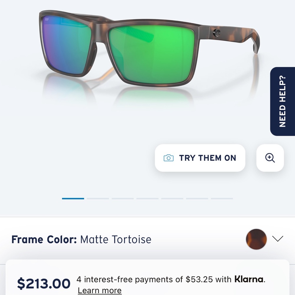 Costa sunglasses with 580 polarized lenses.  No scratches on the lenses.